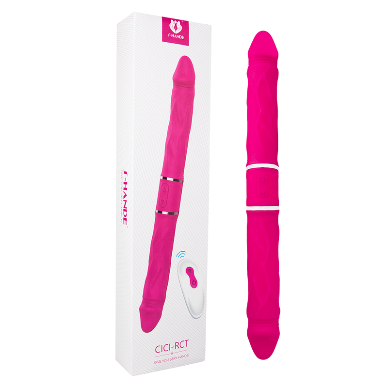 CICI Dildo Vibrador Doble Penetración a Control Remoto