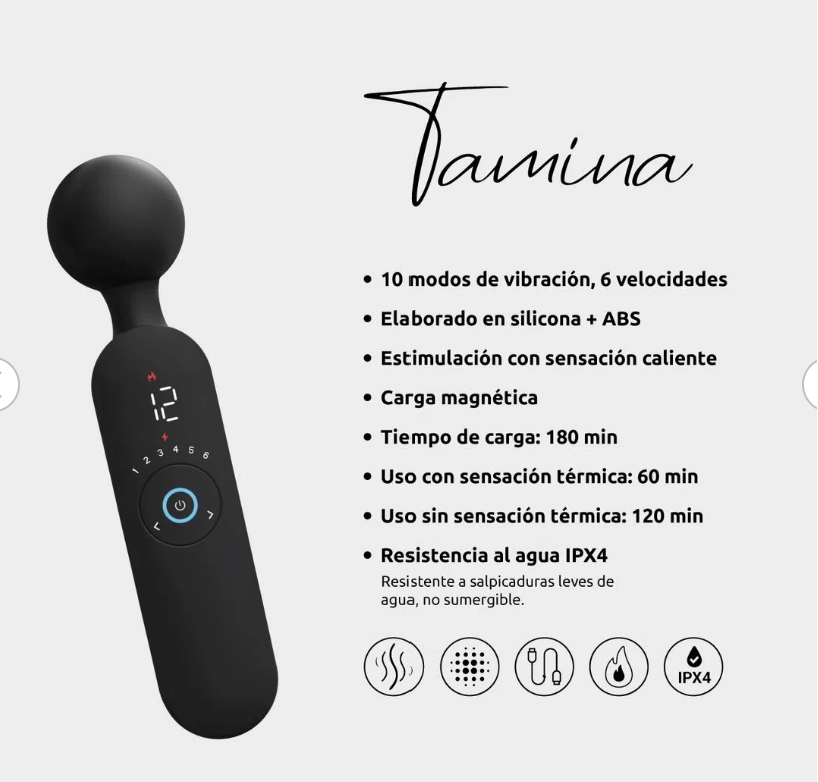 Vibrador Hitachi Tamina Negro