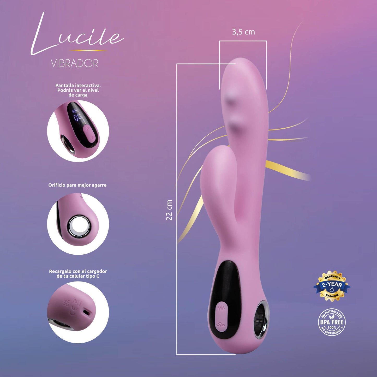 Vibrador Lucile Majestic Pro