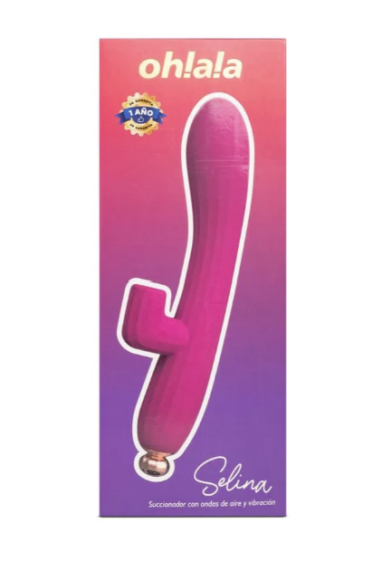 Vibrador Doble Estimulación Selina Fucsia