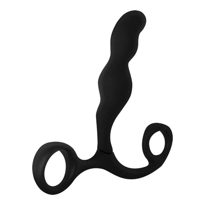 Estimulador de Próstata Ultimate Black de 11 cm en Silicona Médica