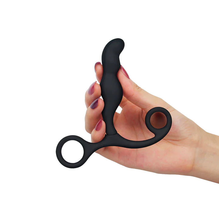 Estimulador de Próstata Ultimate Black de 11 cm en Silicona Médica