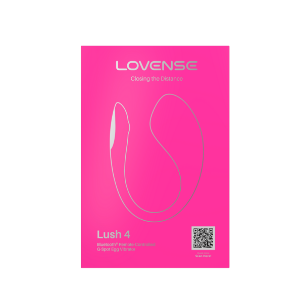 Lush 4 de Lovense – Vibrador Inteligente con Luz LED y Control Remoto