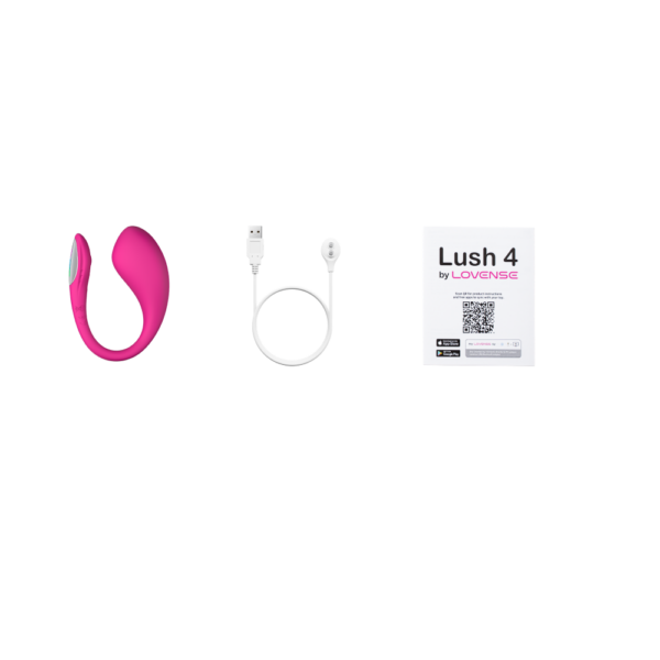 Lush 4 de Lovense – Vibrador Inteligente con Luz LED y Control Remoto