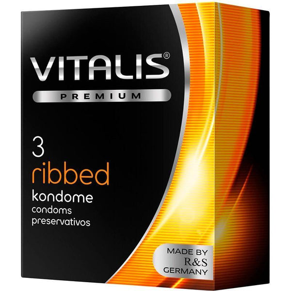 Condón Vitalis Ribbet X3