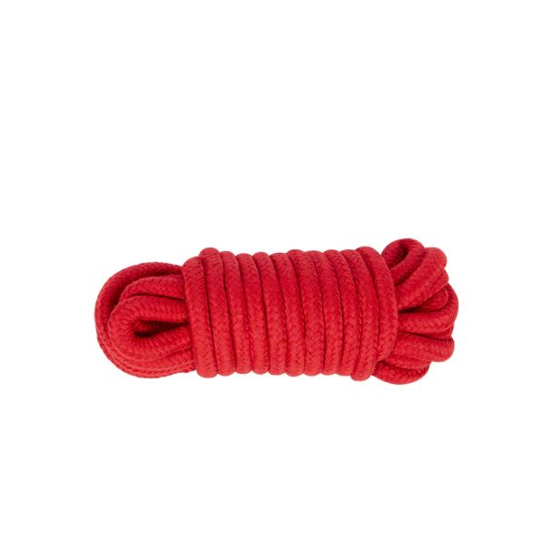 Cuerda Bondage de Amarres en Color Rojo de 10 Metros