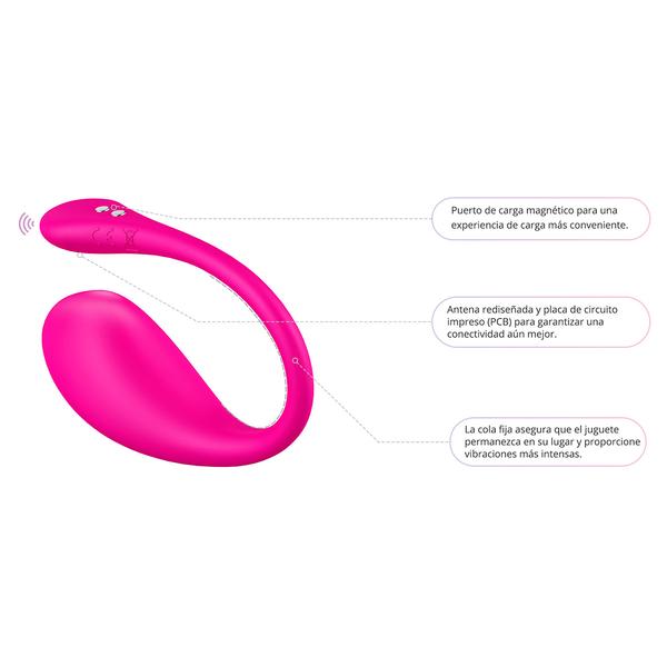 huevo vibrador lush 3 por app sexshop lina betancurt