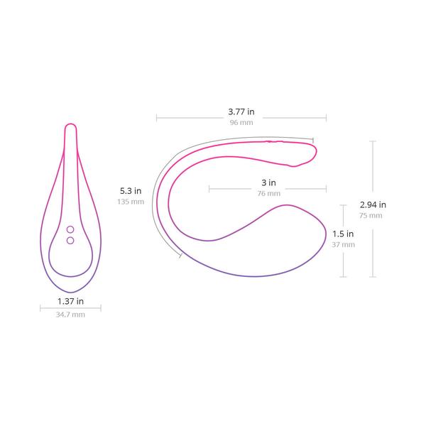 huevo vibrador lush 3 por app sexshop lina betancurt