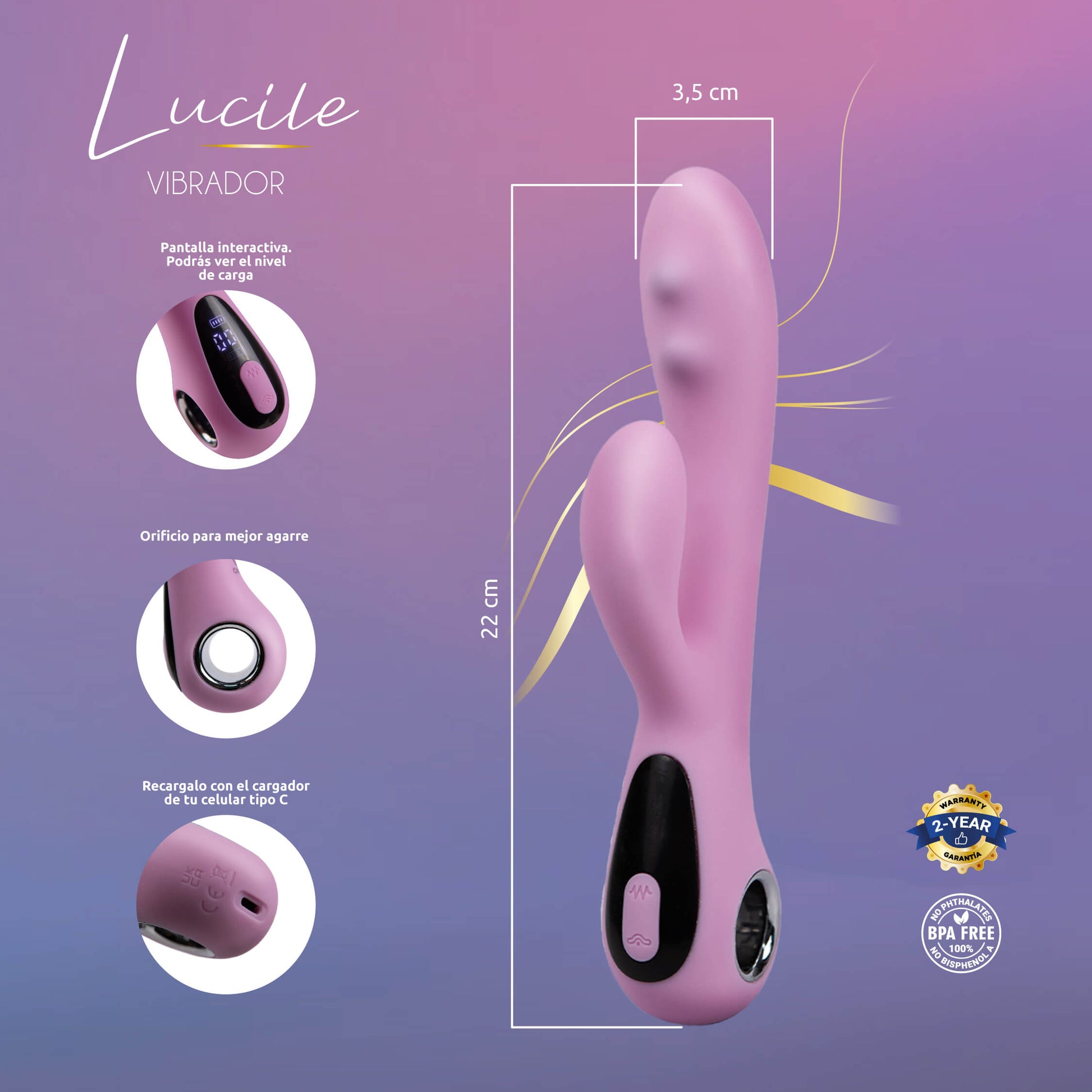 Vibrador Lucile Majestic Pro