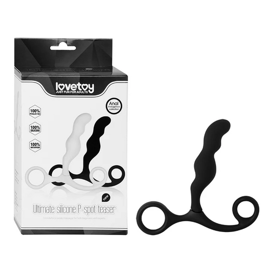 Estimulador de Próstata Ultimate Black de 11 cm en Silicona Médica