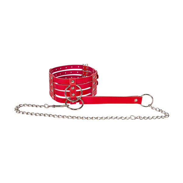 collar de castigo de cuero 