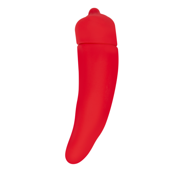 vibrador de silicona en forma de chile