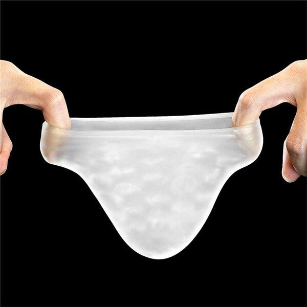 Empaque original del masturbador masculino Giant Egg Stamina Nodules, mostrando el diseño llamativo del producto con la marca LoveToy.