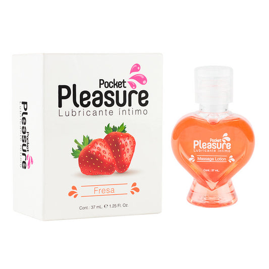 Lubricante Intimo PLEASURE 37 ML Fresa Pocket