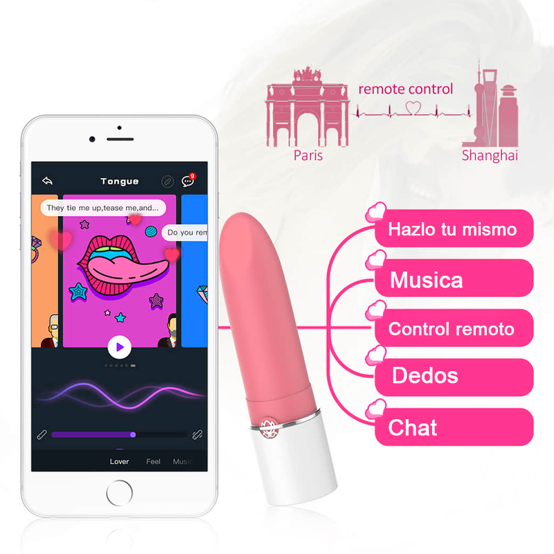 Bala vibradora Mini magic lotos vibrador interactivo