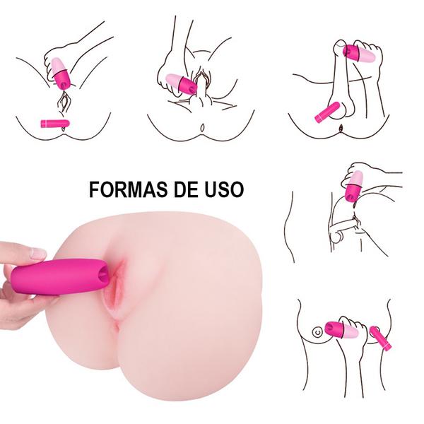 bala vibradora con funda rosa